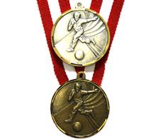 MEdaille Saphir Bowling Herr "MA082H" inkl. Band: Messingmedaille Ø42mm mit geprägtem Relief-Motiv "BOWLING HERR" inkl. Ba